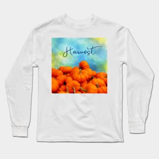 Celebrate Fall Harvest with Orange Pumpkins Long Sleeve T-Shirt